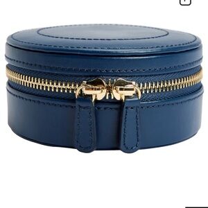 WOLF NEW IN BOX Sophia Round Zip Jewlery Case